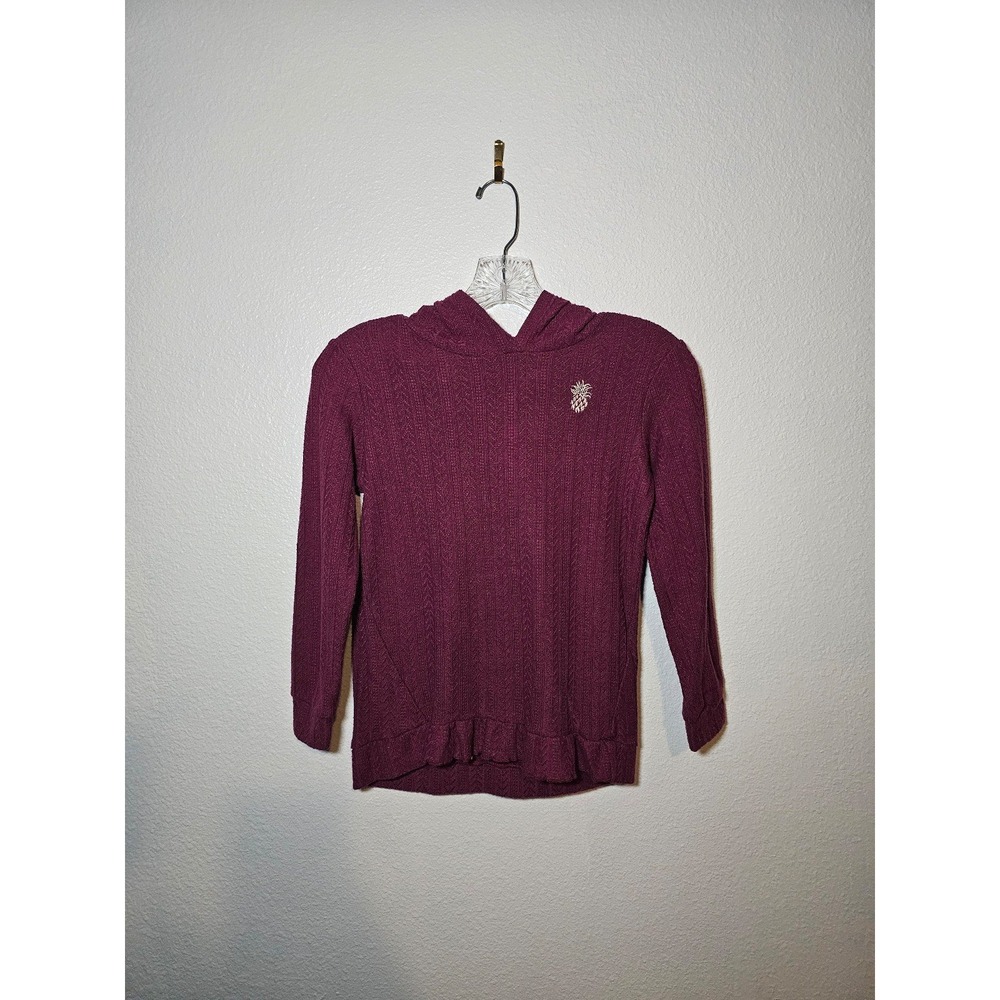 Tommy Bahama Girls Knit Hooded Sweater Girls Size‎ 6